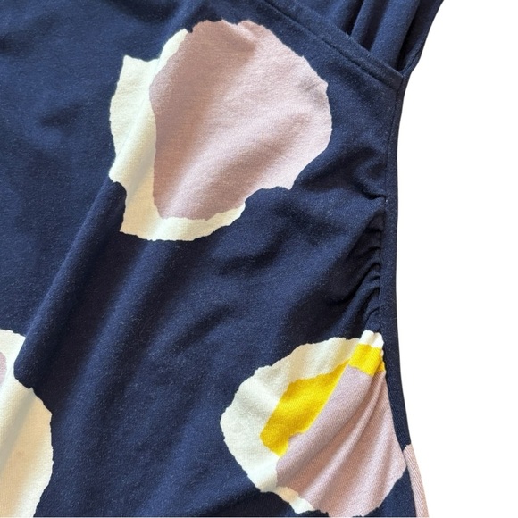 Boden Faux Wrap V-Neck Ruched Short Sleeve 
Top Woman’s Size 6R - Picture 5 of 9